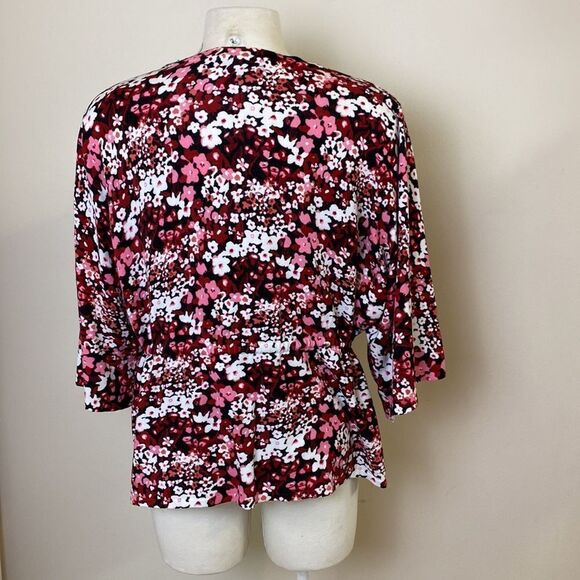Style & Co Cardigan Sweater Floral Print Size 3X - Picture 5 of 7